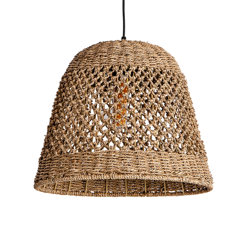 COLGANTE DE YUTE 1xE27 45x37cm